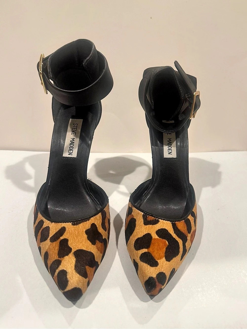Steve Madden Leopard Print Pointed-Toe Heels